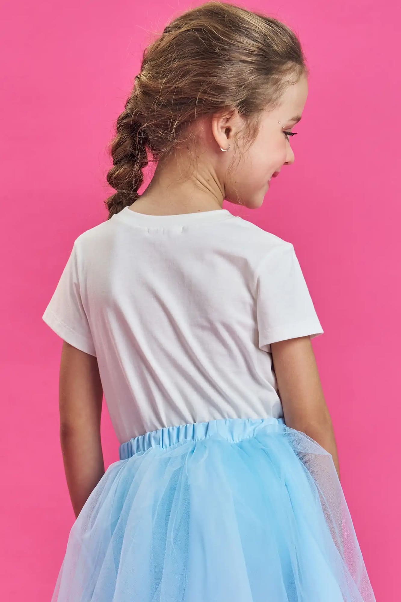 Blusa Infantil Kukiê Verão Branca Princesa Elsa Frozen