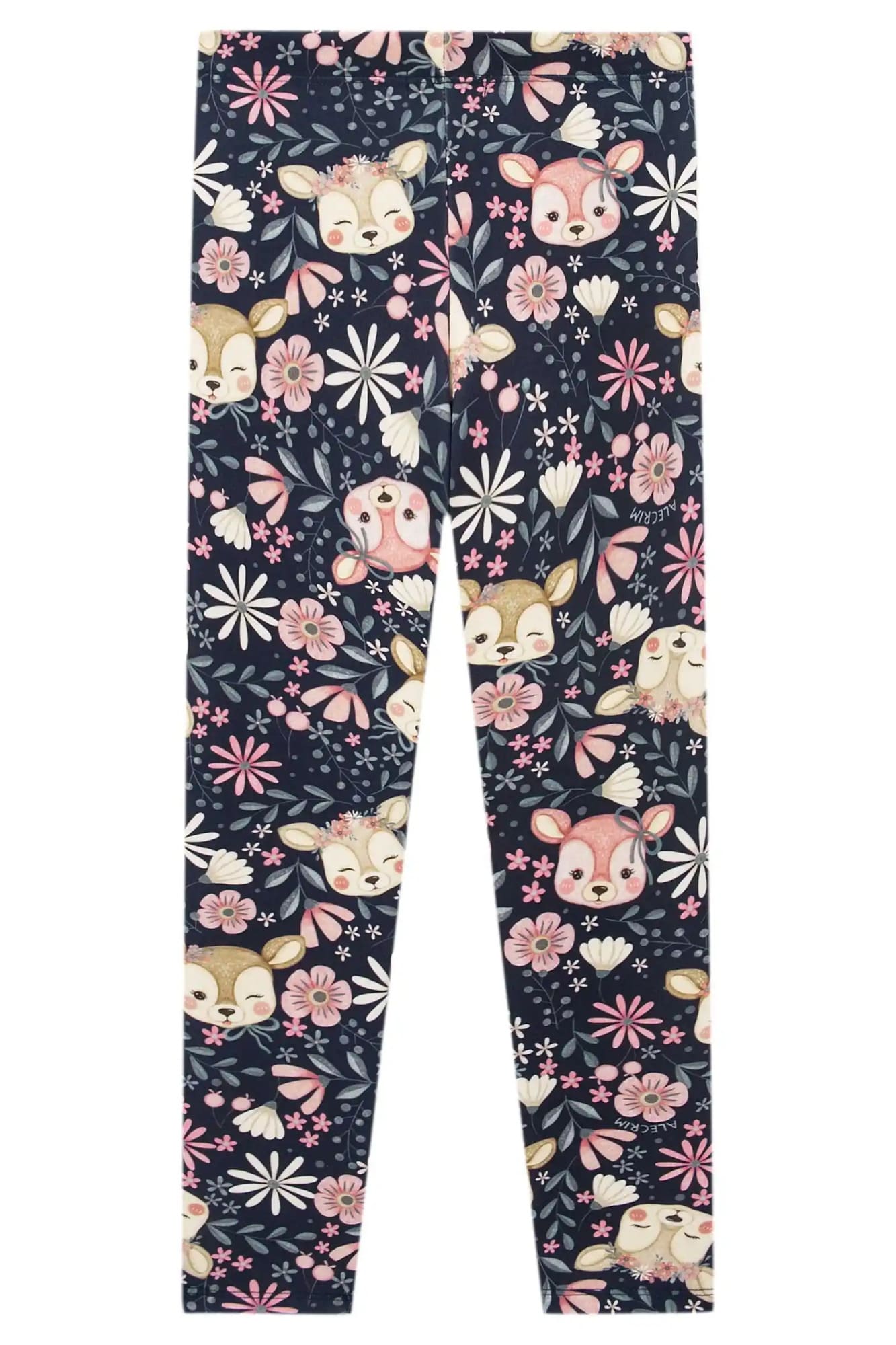 Calça Legging Infantil Kukie Azul Marinho Renna