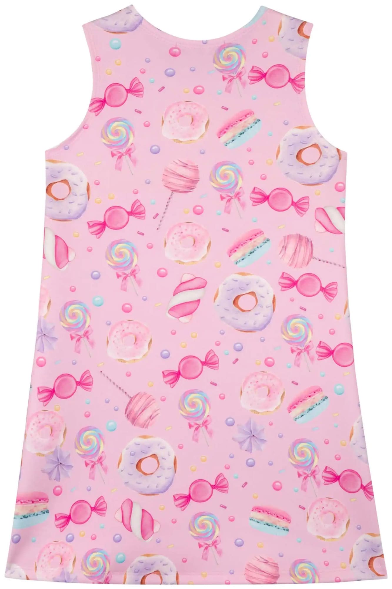 Vestido Infantil Kukiê Verão Rosa Menina Doceira
