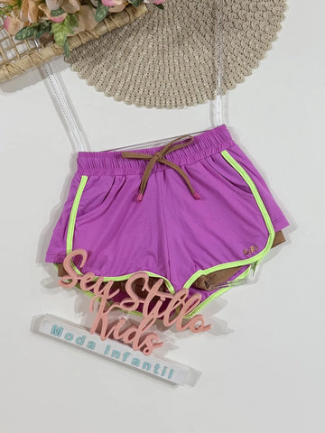 Shorts Infantil Siri Kids Sport Lorena Rosa 42662
