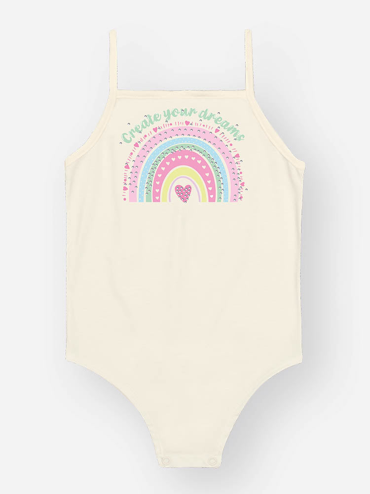 Conjunto infantil Cinti Verão Fantasia Arco íris