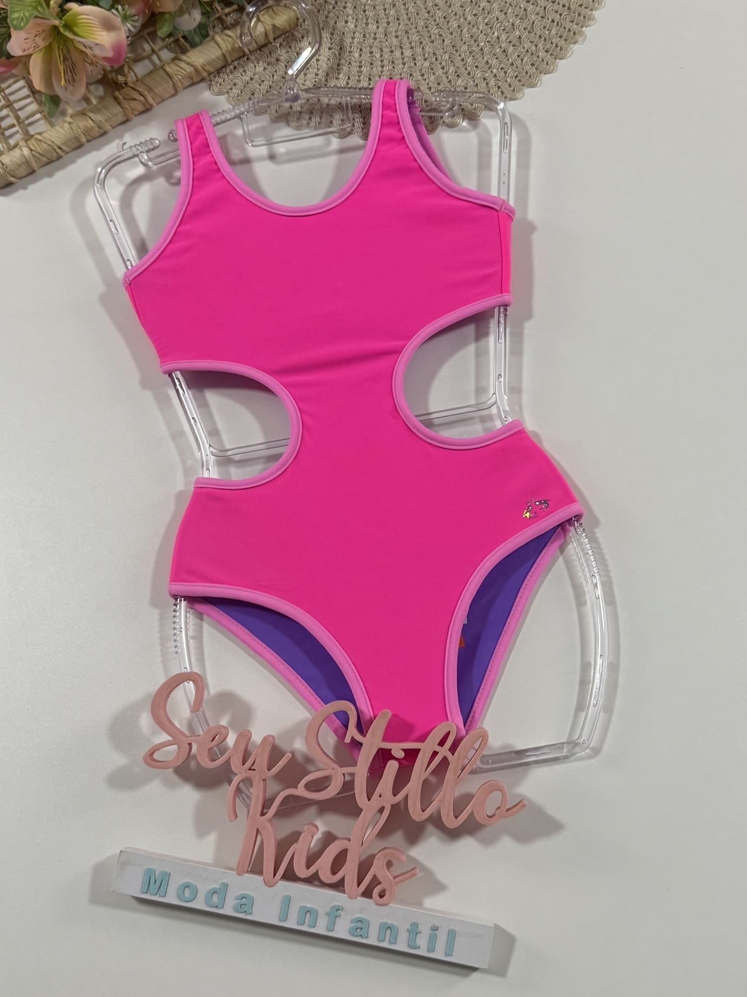 Maiô Infantil Siri Kids Dupla Face Carol Euforia 40262