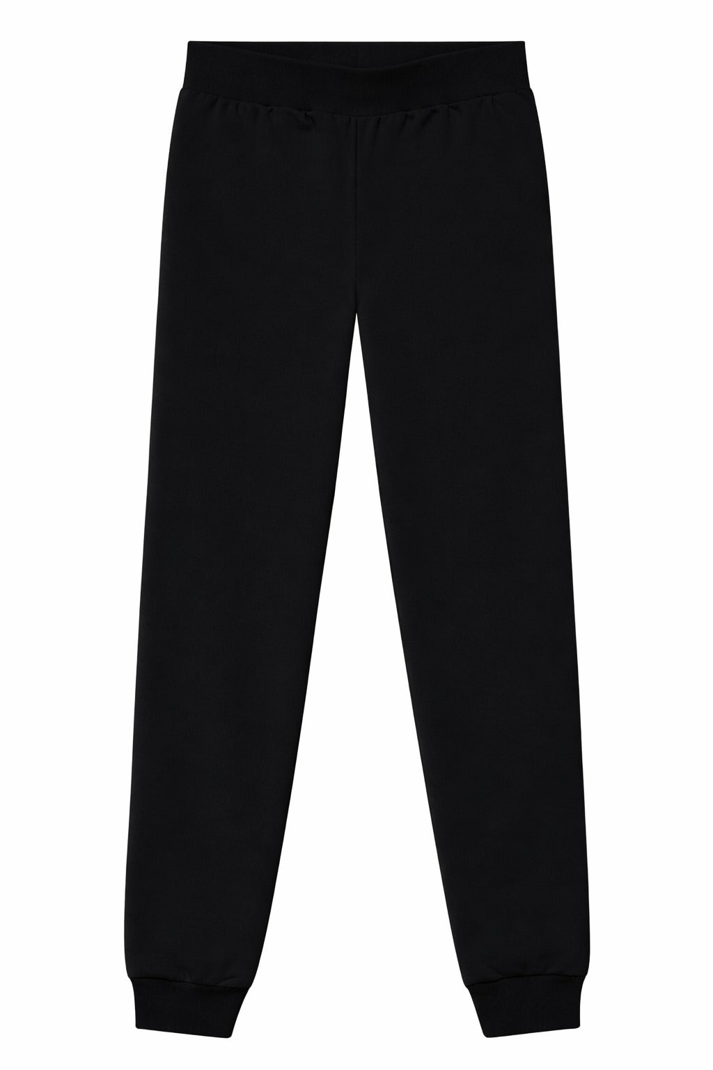 Calça Moletom Infantil Brandili Menina Flanelada Preta