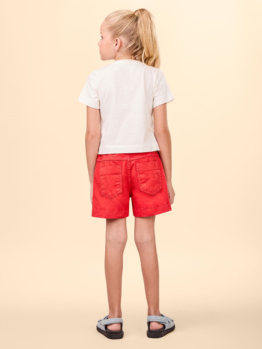 Blusa Infantil Animê Verão Cerejinha Minnie Disney