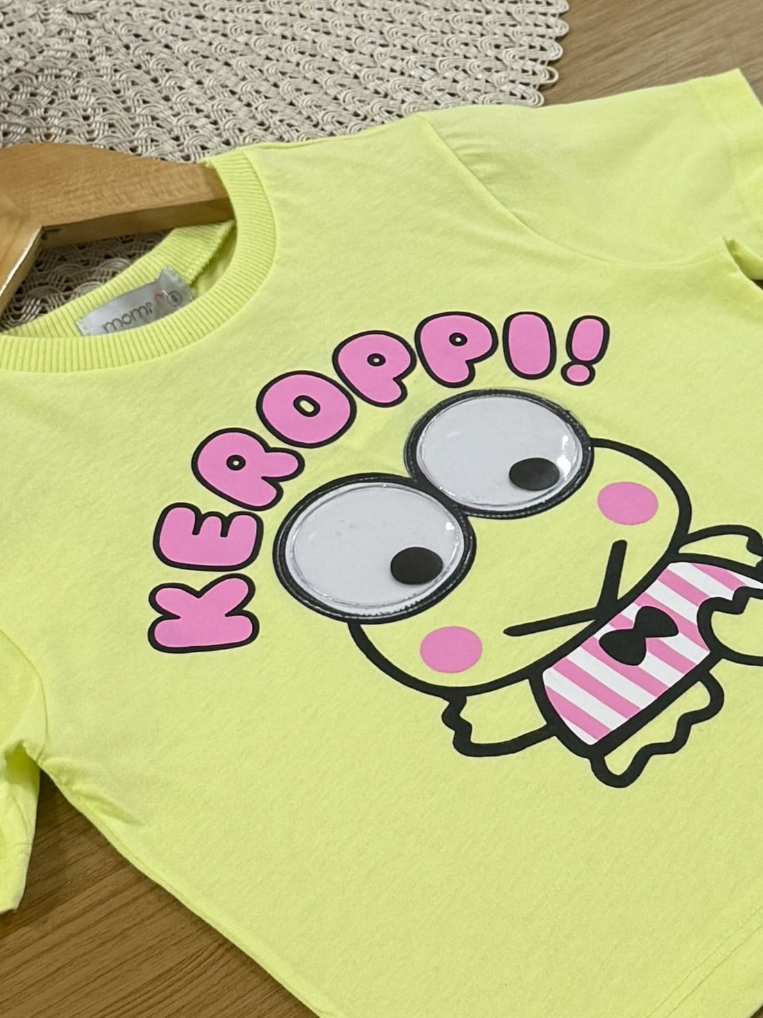 Blusa Infantil Momi Verão Verde Keroppi