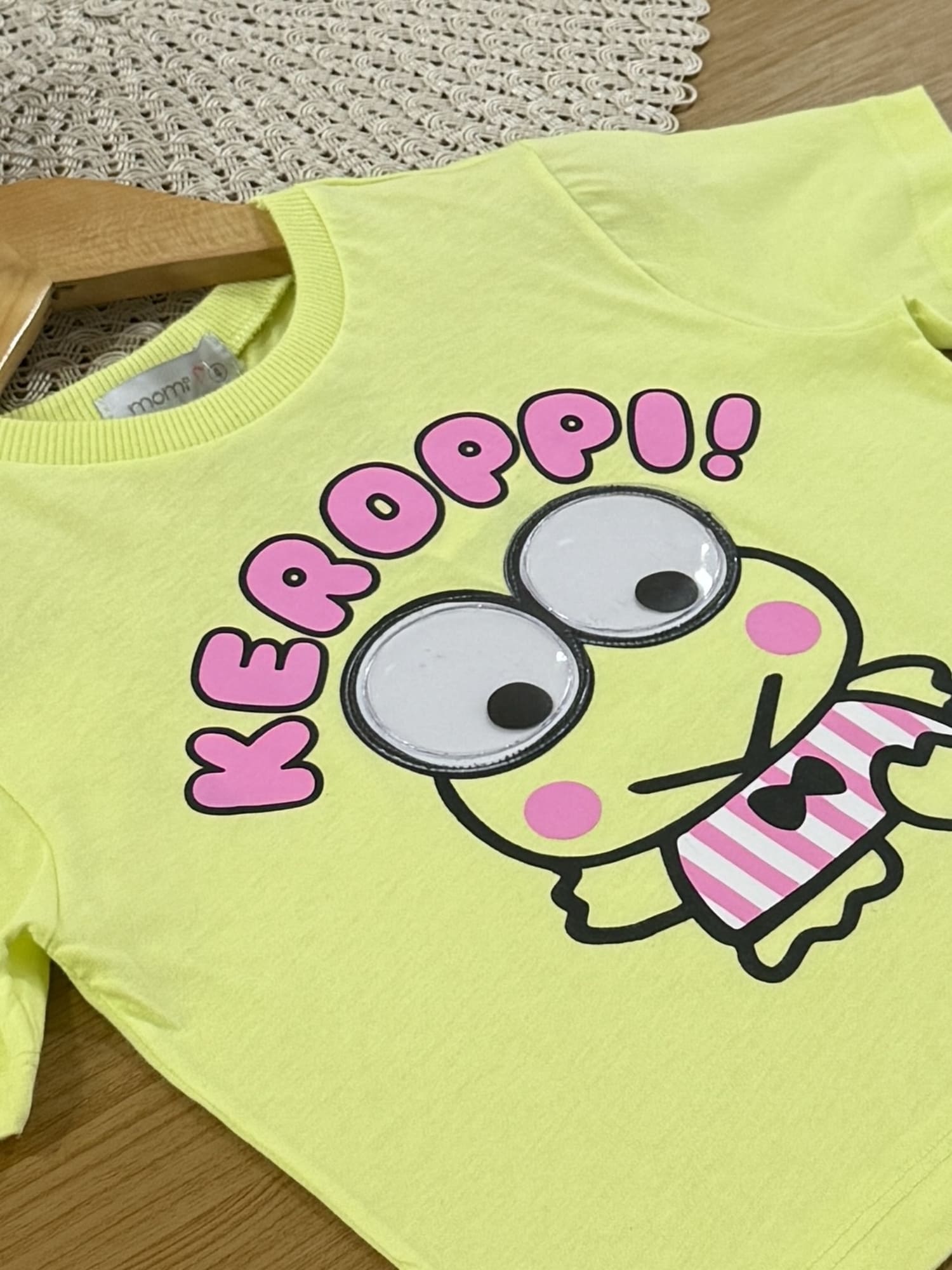 Blusa Infantil Momi Verão Verde Keroppi