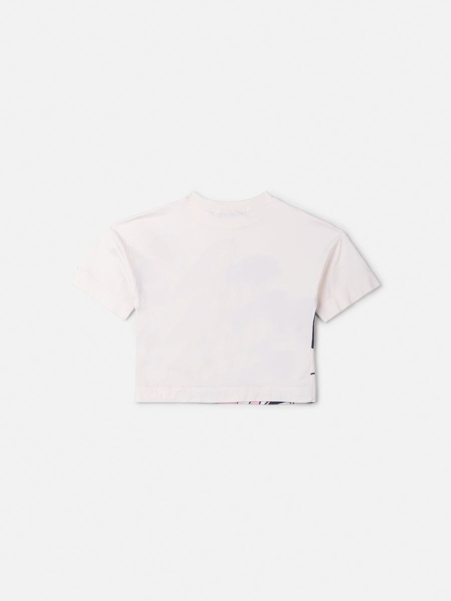 Blusa Infantil Animê Inverno Branca Mickey e Minnie com Strass Disney