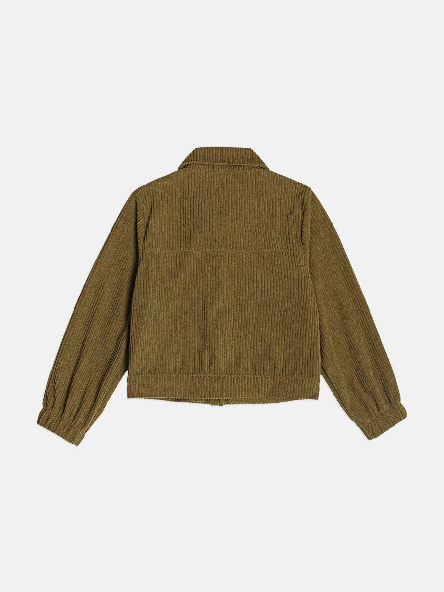 Jaqueta Infantil Momi Inverno Verde Veludo
