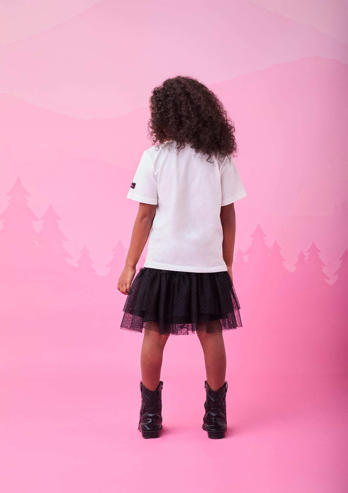 Blusa Infantil Momi Inverno Manga Curta Branco com Strass Hello Kitty