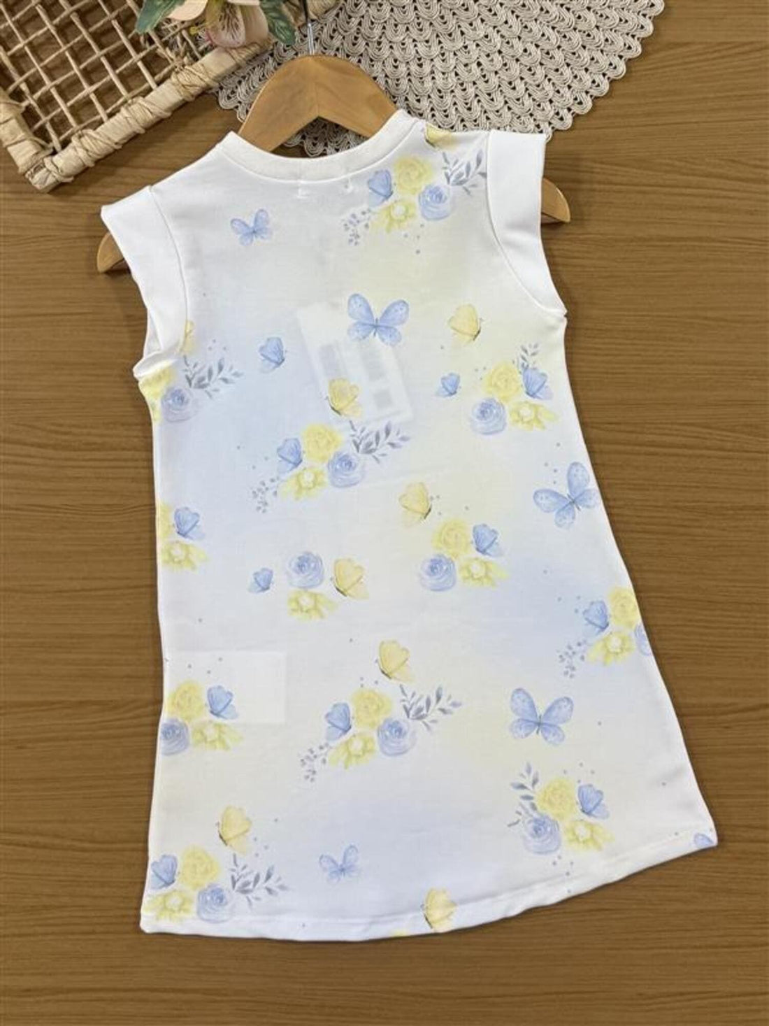 Vestido Infantil Kukiê Verão Branco Princesa Elsa Frozen