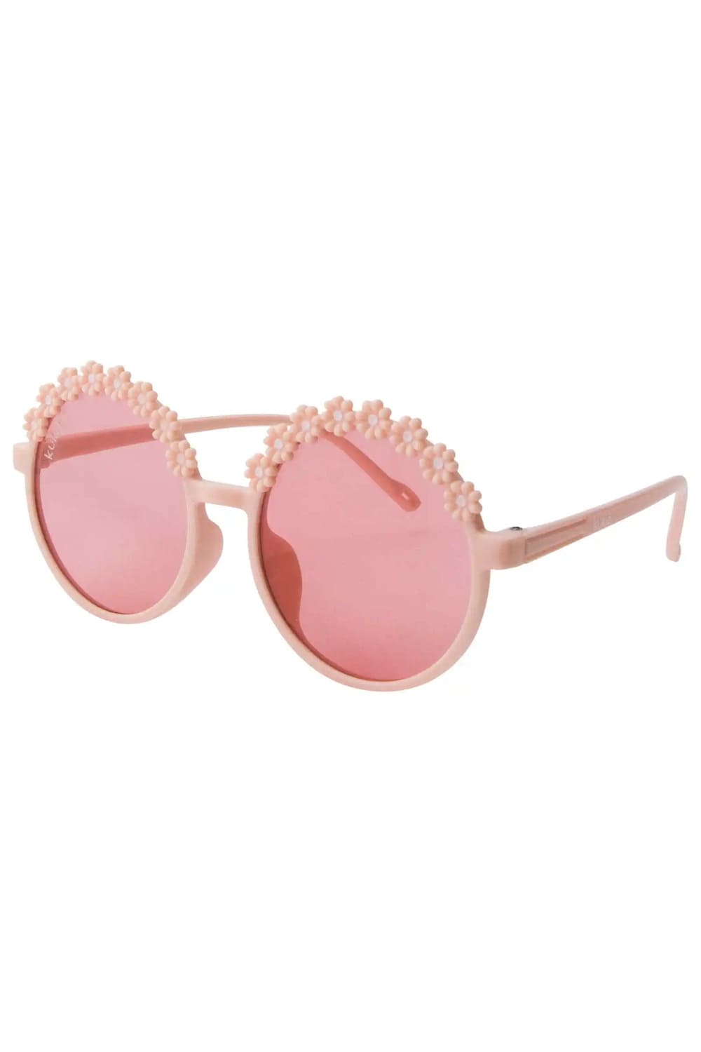 Óculos de Sol Infantil Kukie Verão Rosa Flores