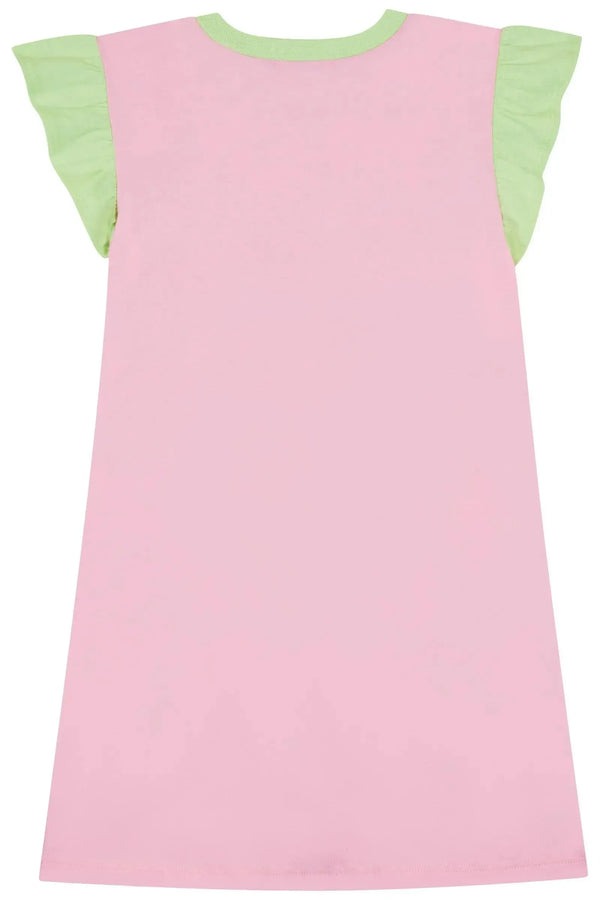 Camisola Infantil Kukiê Verão Rosa Amiguinhas Festa do Pijama