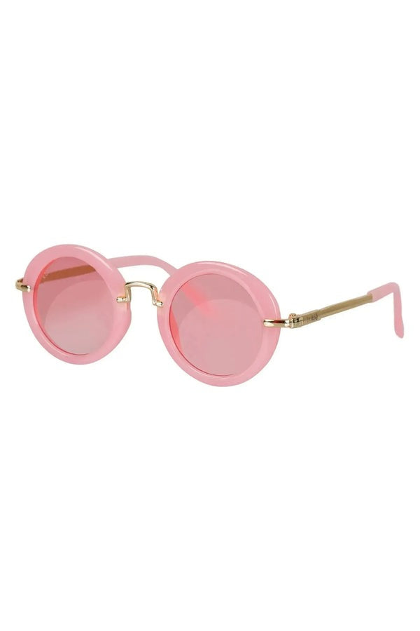 Óculos de Sol Infantil Kukiê Verão Rosa Redondo