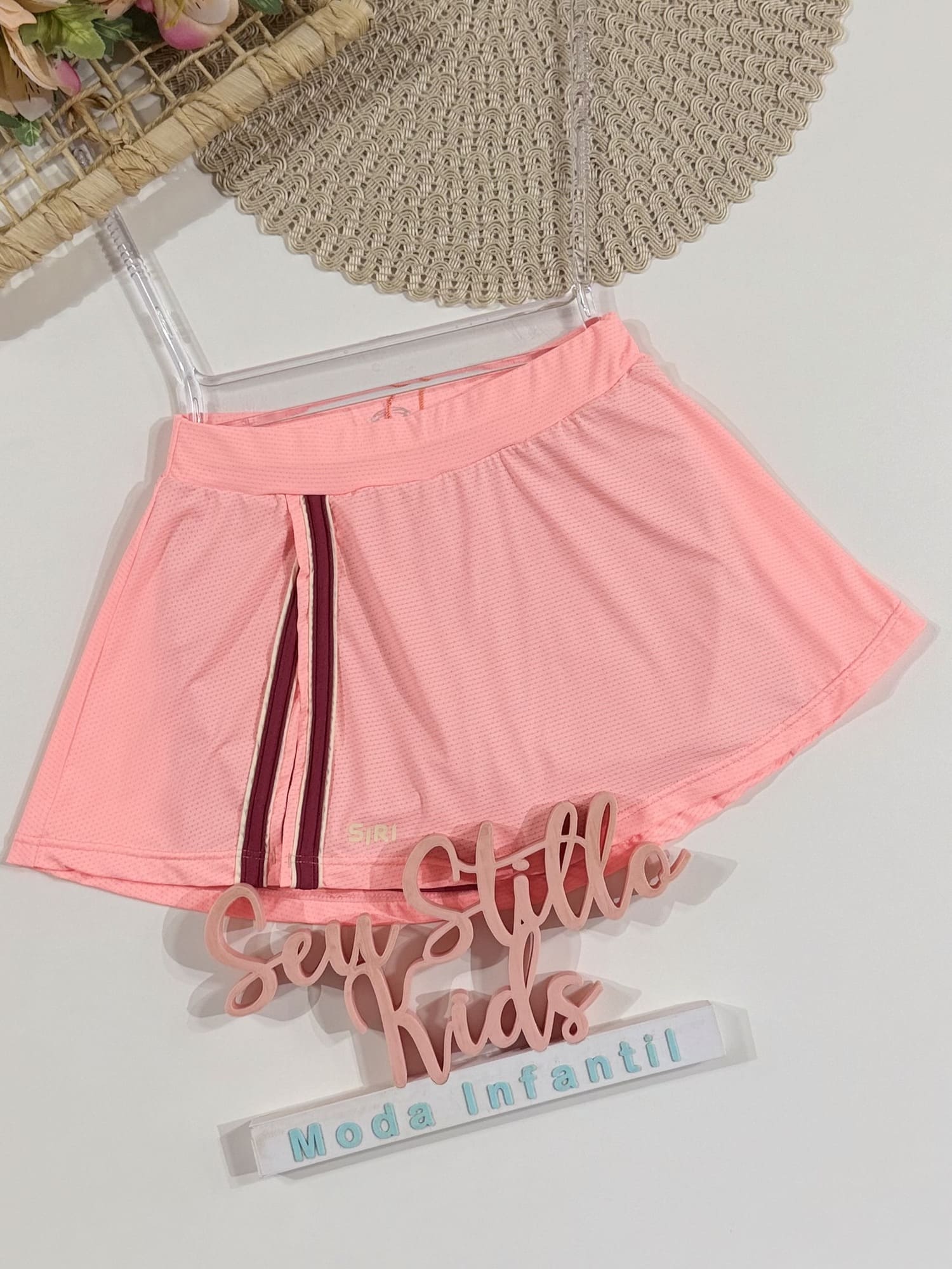 Saia Infantil Siri Kids Luana Laranja 42627