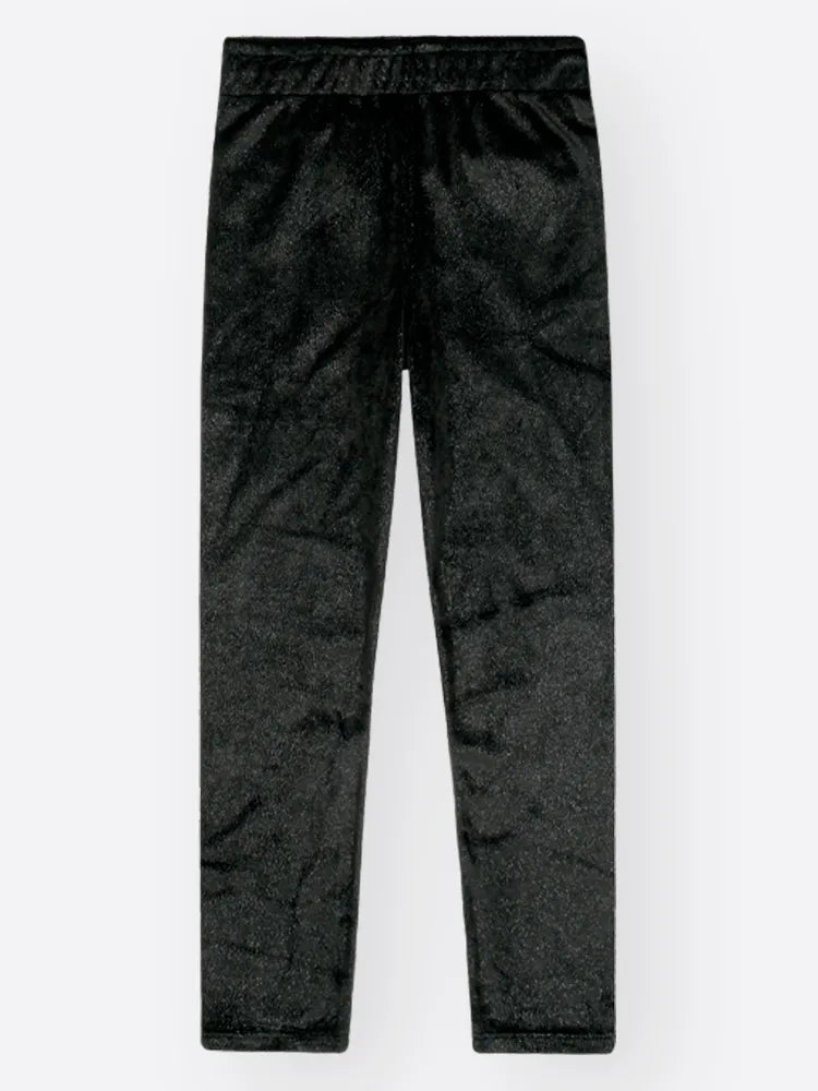 Conjunto Infantil Cinti Inverno Com Calça Preta e Moletom Flanelado Ursinha