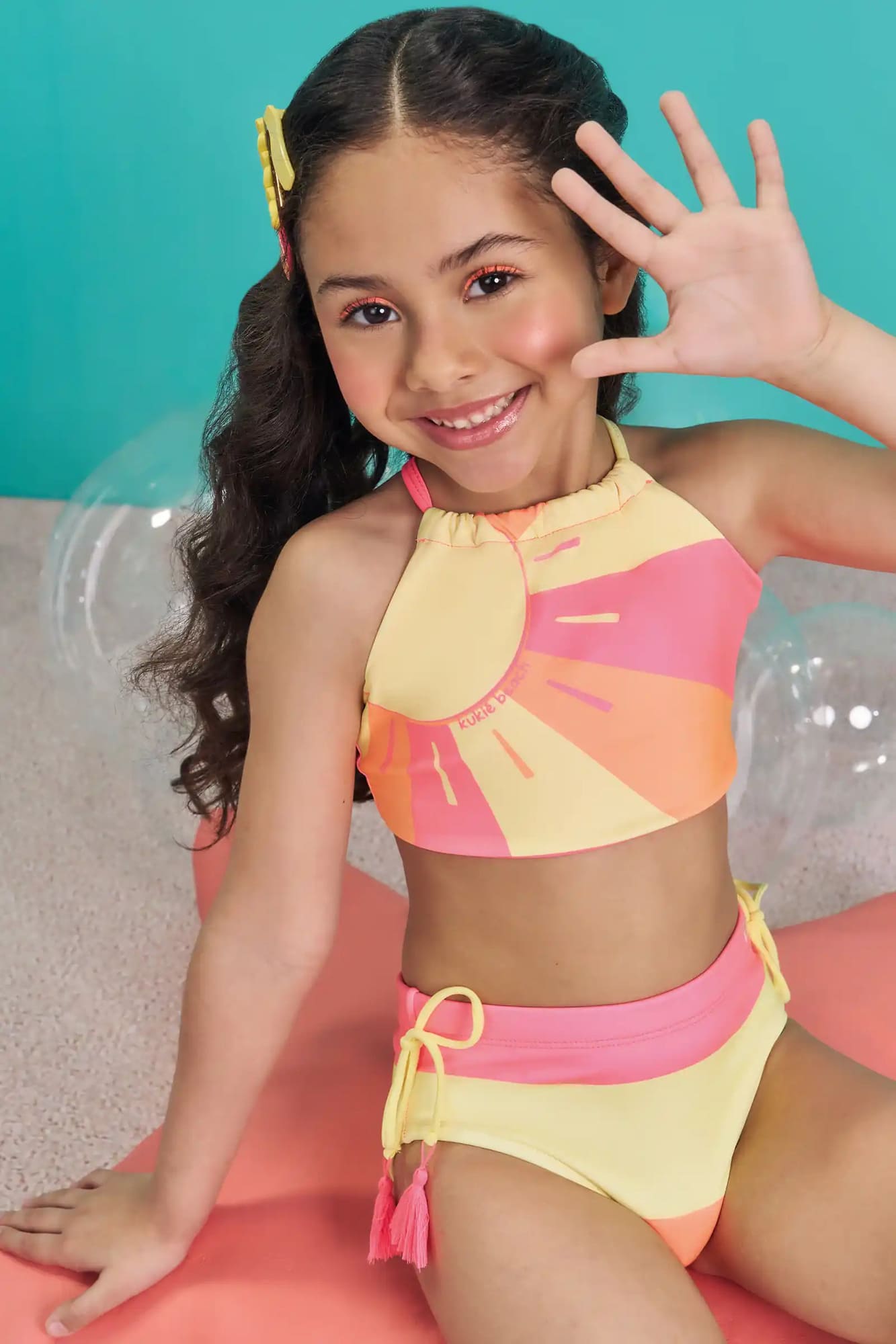 Biquíni Infantil Kukiê Verão Colorido Solzinho