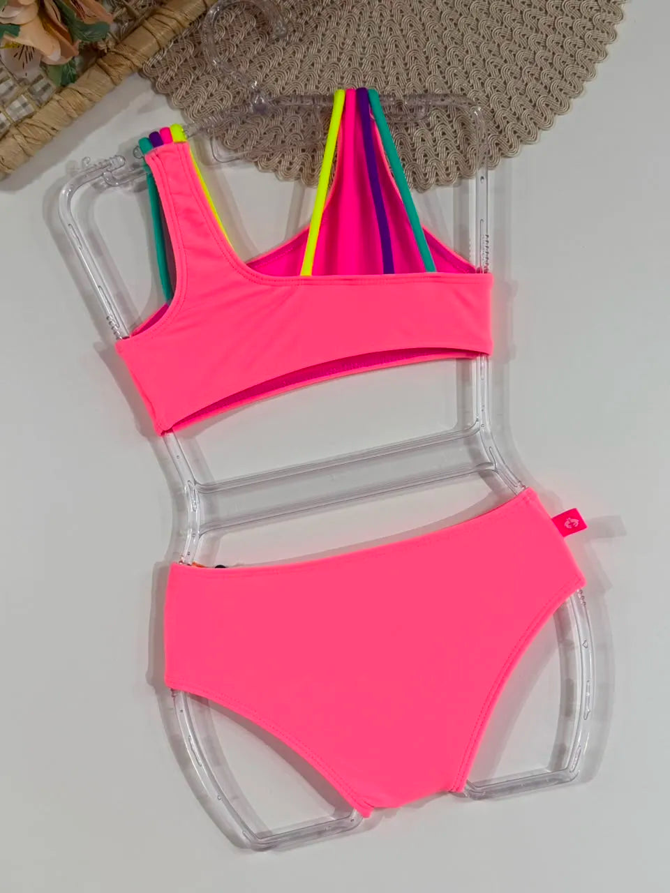 Biquíni Infantil Siri Kids Salmão Maite Zig Zag 43044
