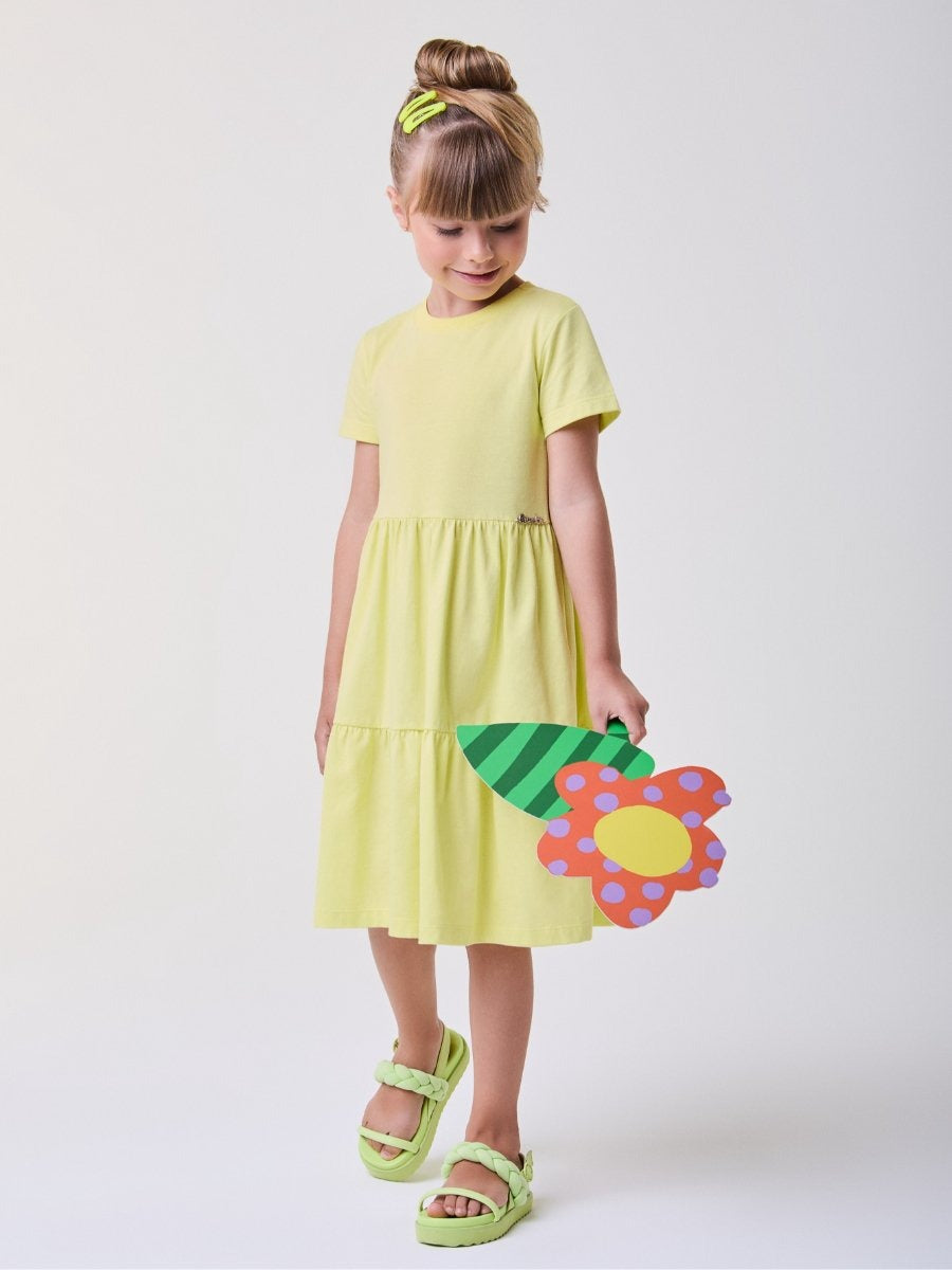 Vestido Infantil Bimbi Verão Verde