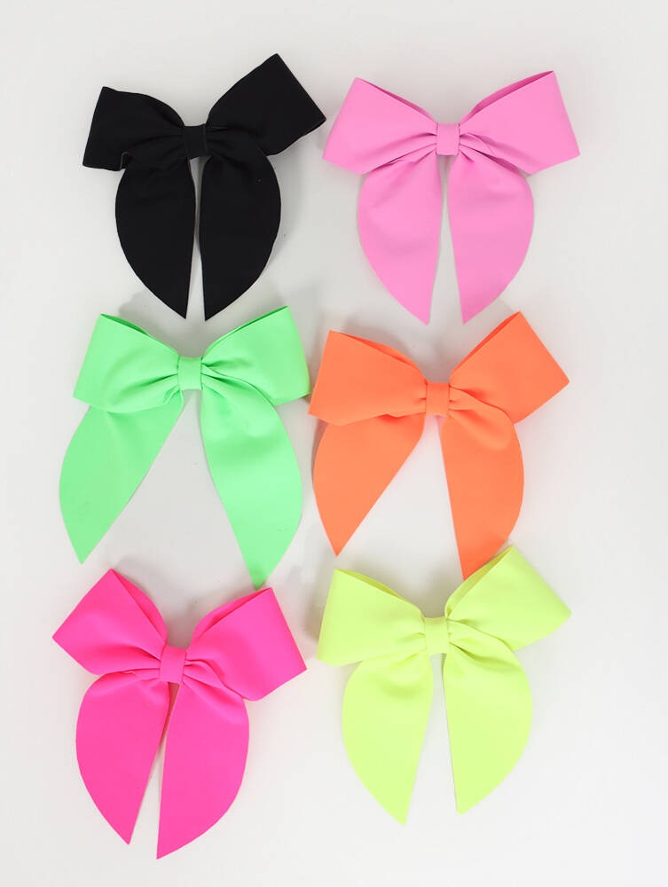 Laço Infantil Siri Kids Bia Euforia Rosa Neon