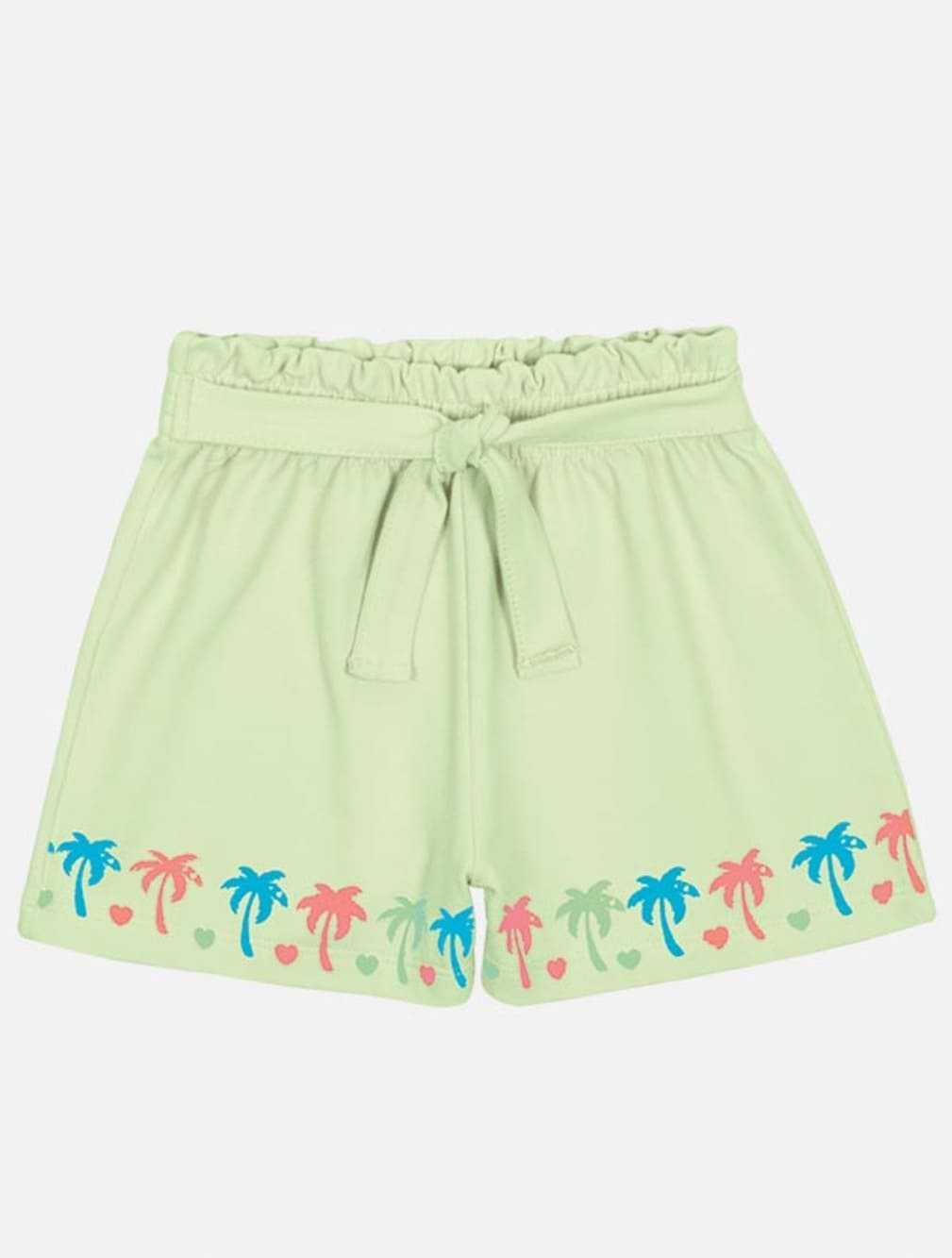 Conjunto Infantil Cinti Verão Shorts Verde e Regata Coqueiro