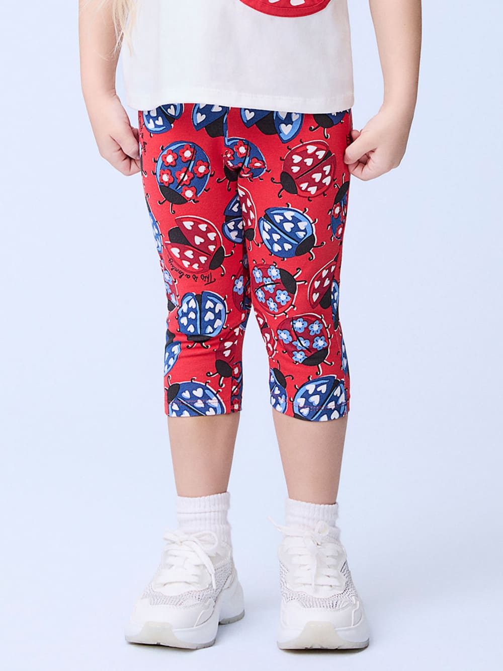 Conjunto Infantil Momi Verão Legging e Blusa Joaninha