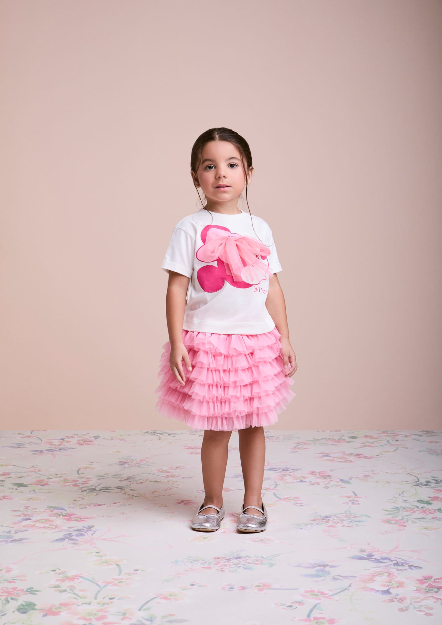Blusa Infantil Animê Verão Branca com Laço