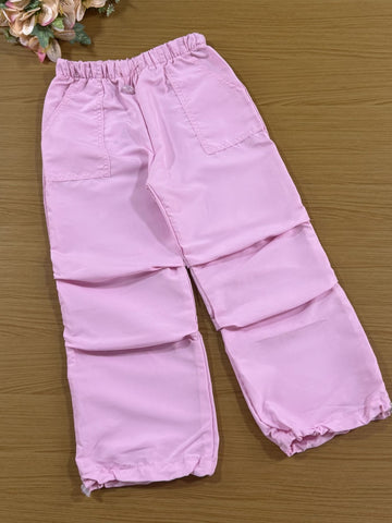 Conjunto Infantil Kukie Inverno Calça Cargo Sobreposição em Tule e Top