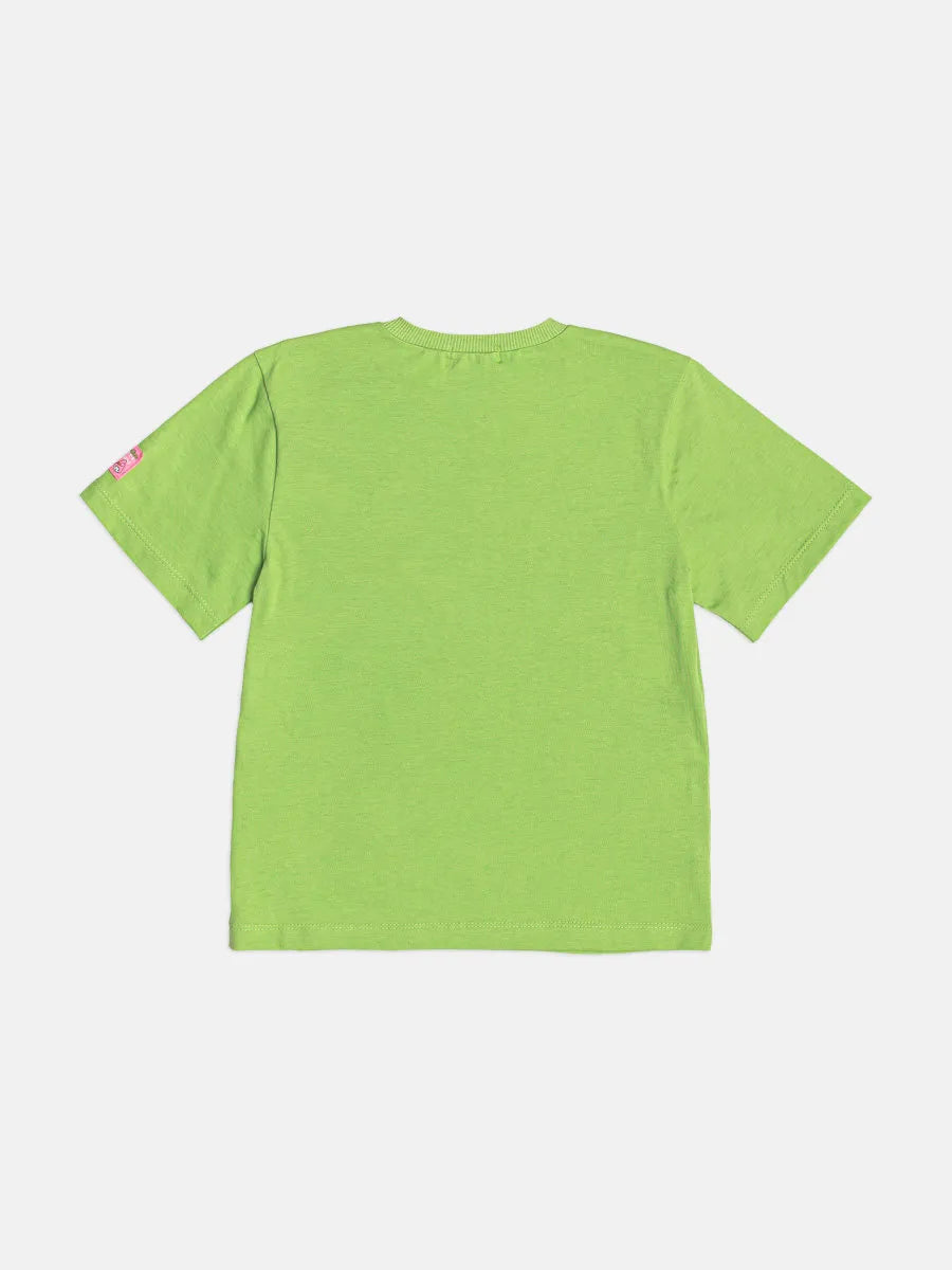 Blusa Infantil Menina Momi Verde Hello Kitty and Friends