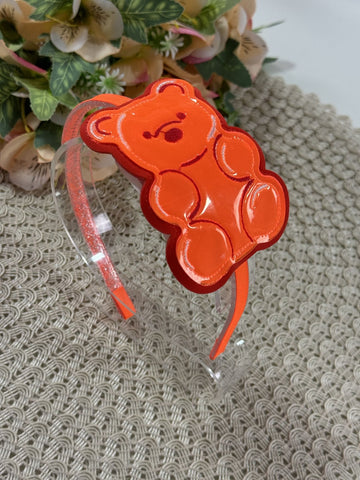 Tiara Infantil Siri Kids Julia Aplique Gummy