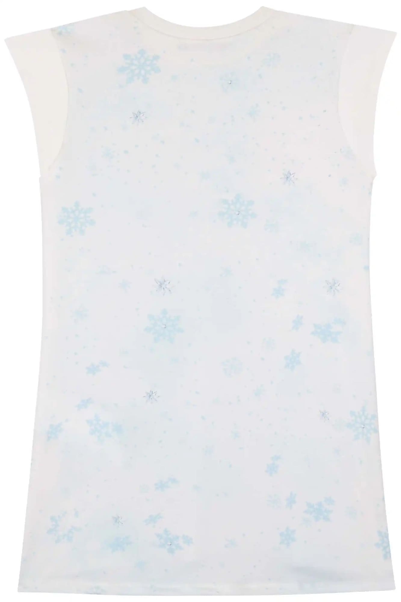 Vestido Infantil Kukiê Verão Branco Princesa Elsa Frozen