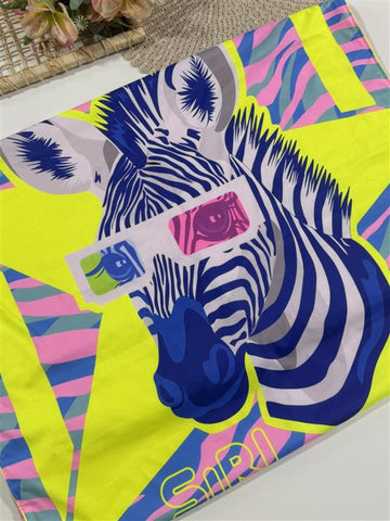 Toalha Infantil Siri Kids Cristal Zebra 40701
