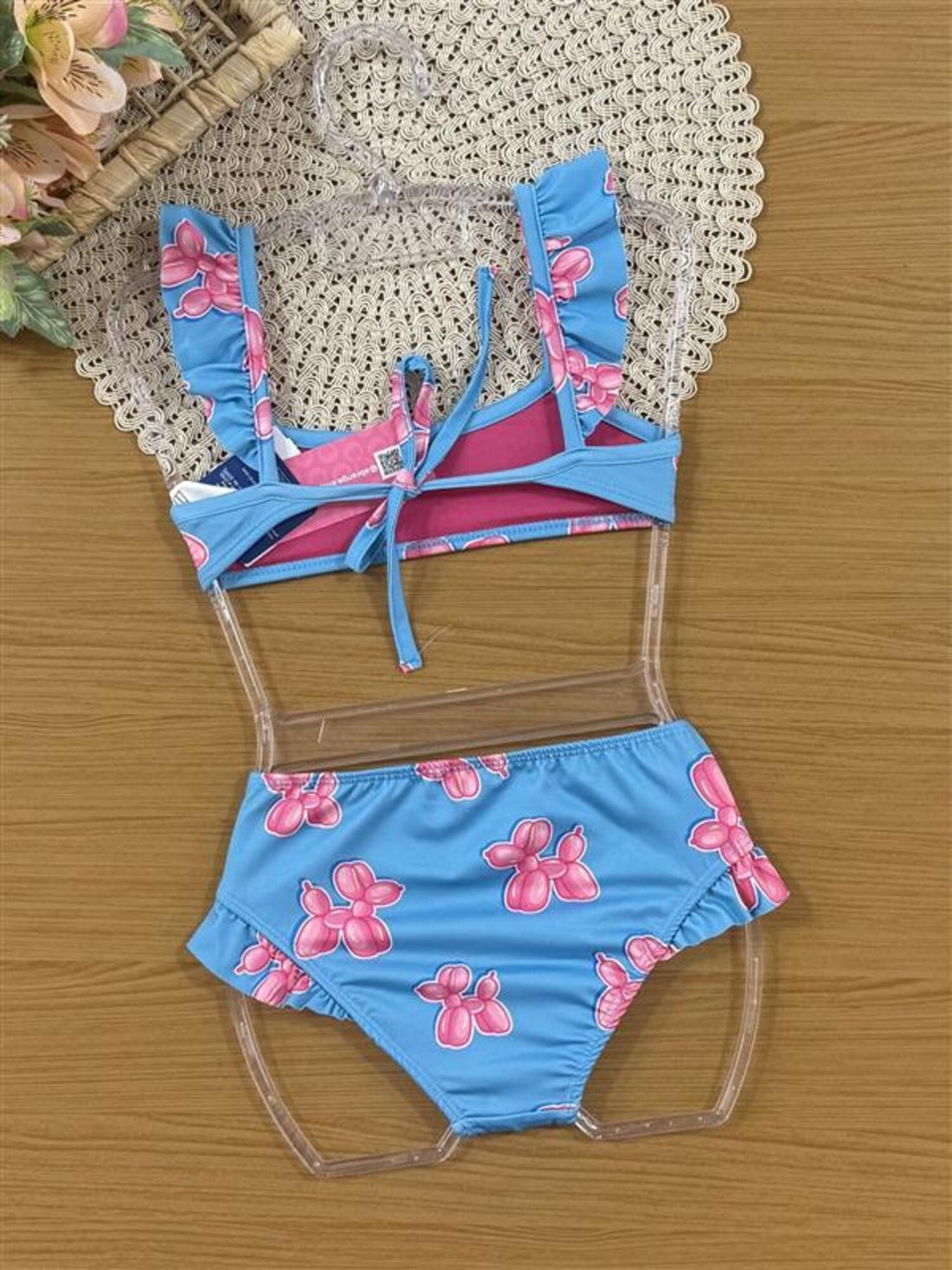 Biquíni Infantil Cinti Verão Azul Bexiga