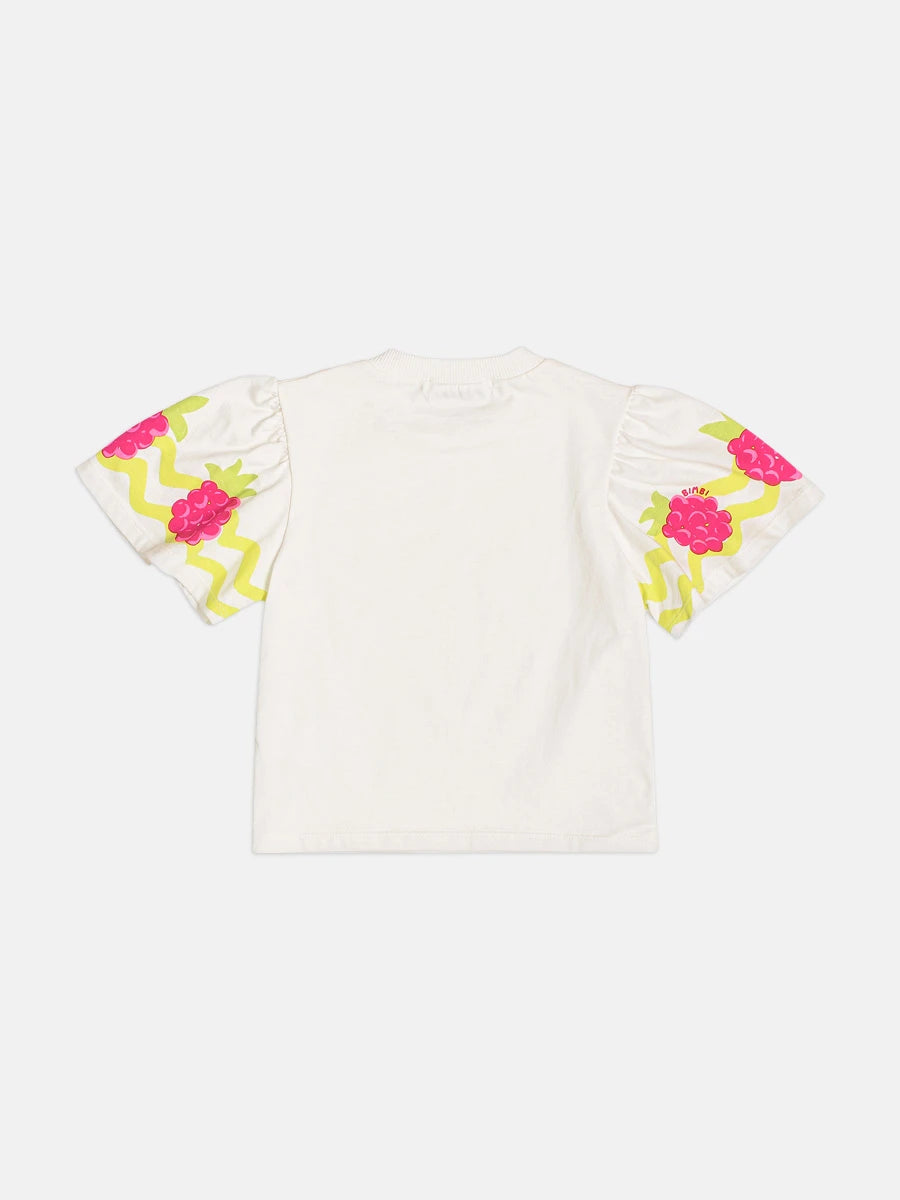 Blusa Infantil Menina Bimbi Branca Amora