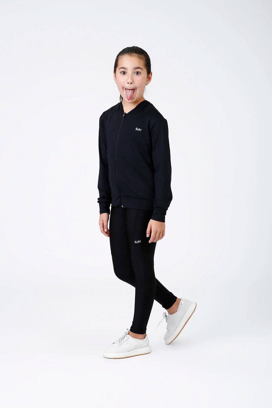 Jaqueta Infantil Siri Kids Sport Bruna Básico Preto 44903