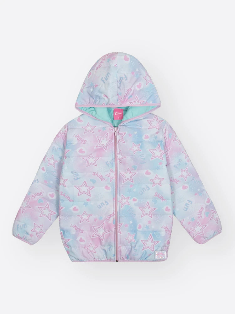 Jaqueta Infantil Cinti Inverno Colorido Estrelinhas