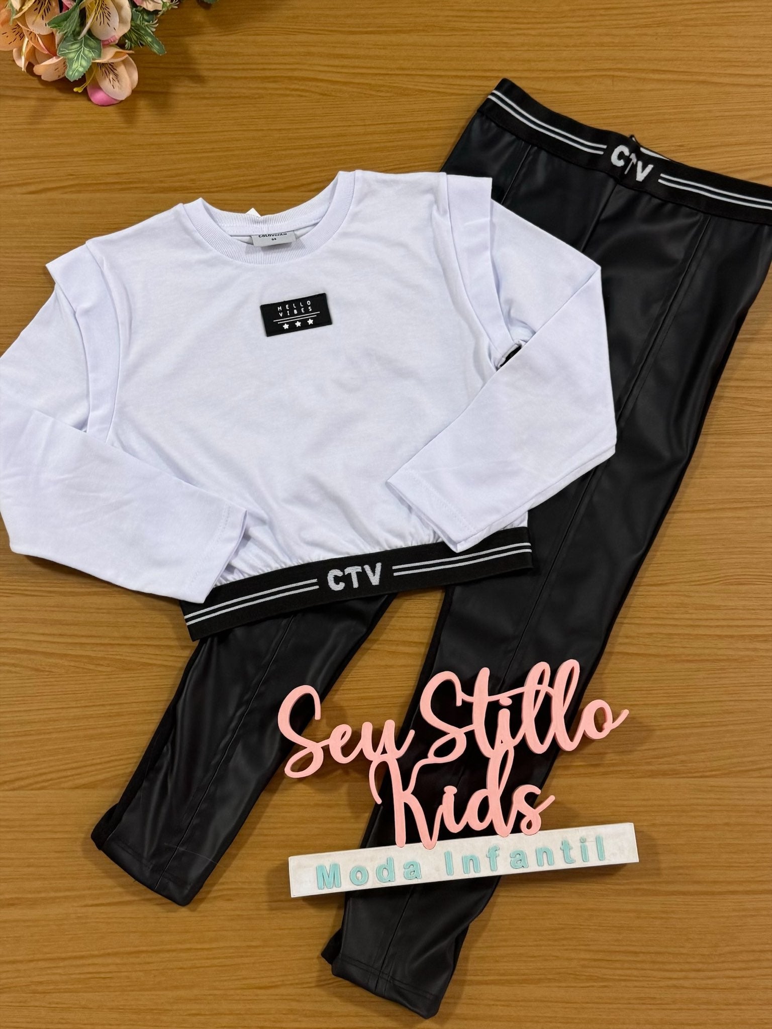 Conjunto Infantil Catavento Inverno Calça e Blusa Vibes
