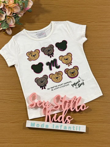 Blusa Infantil Momi Inverno Ursinho