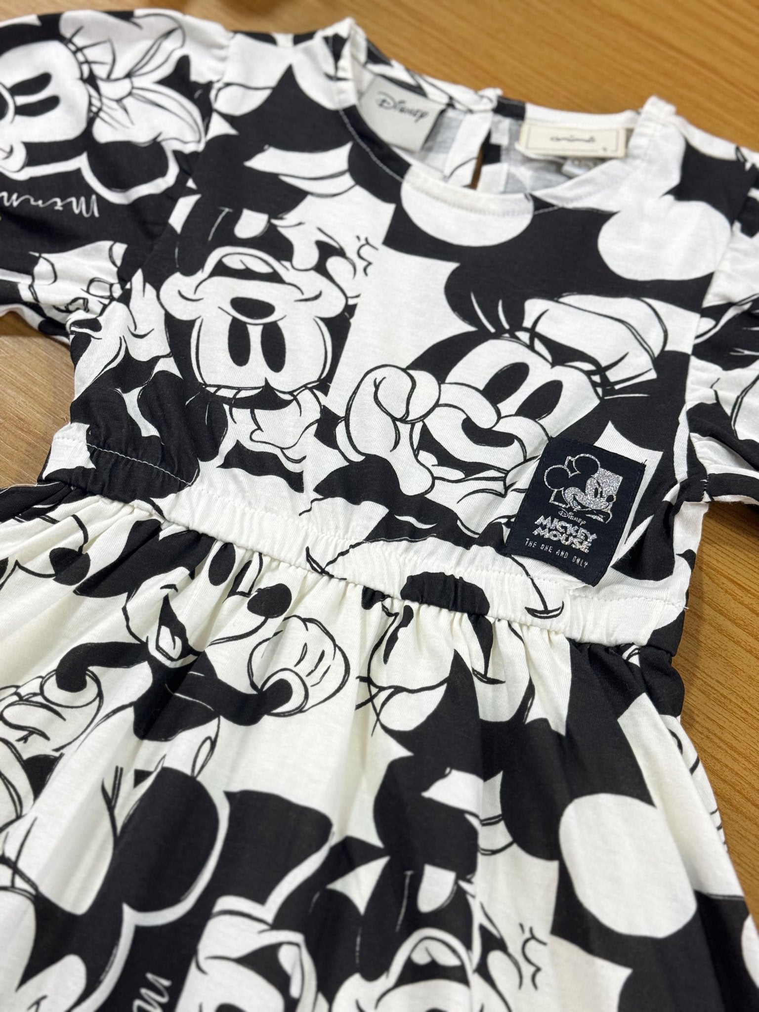Vestido Infantil Animê Inverno Mickey Disney