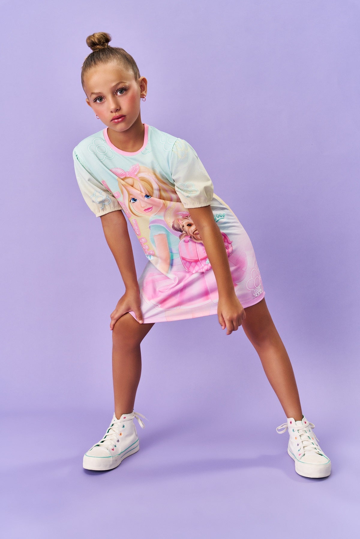 Vestido Infantil Catavento Verão Menina Love