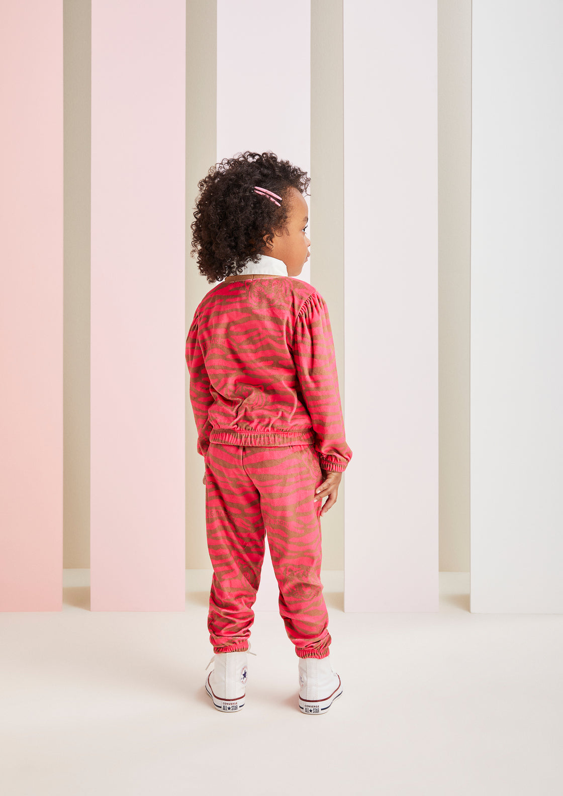 Conjunto Infantil Momi Inverno Calça e Blusa Trigre Pink