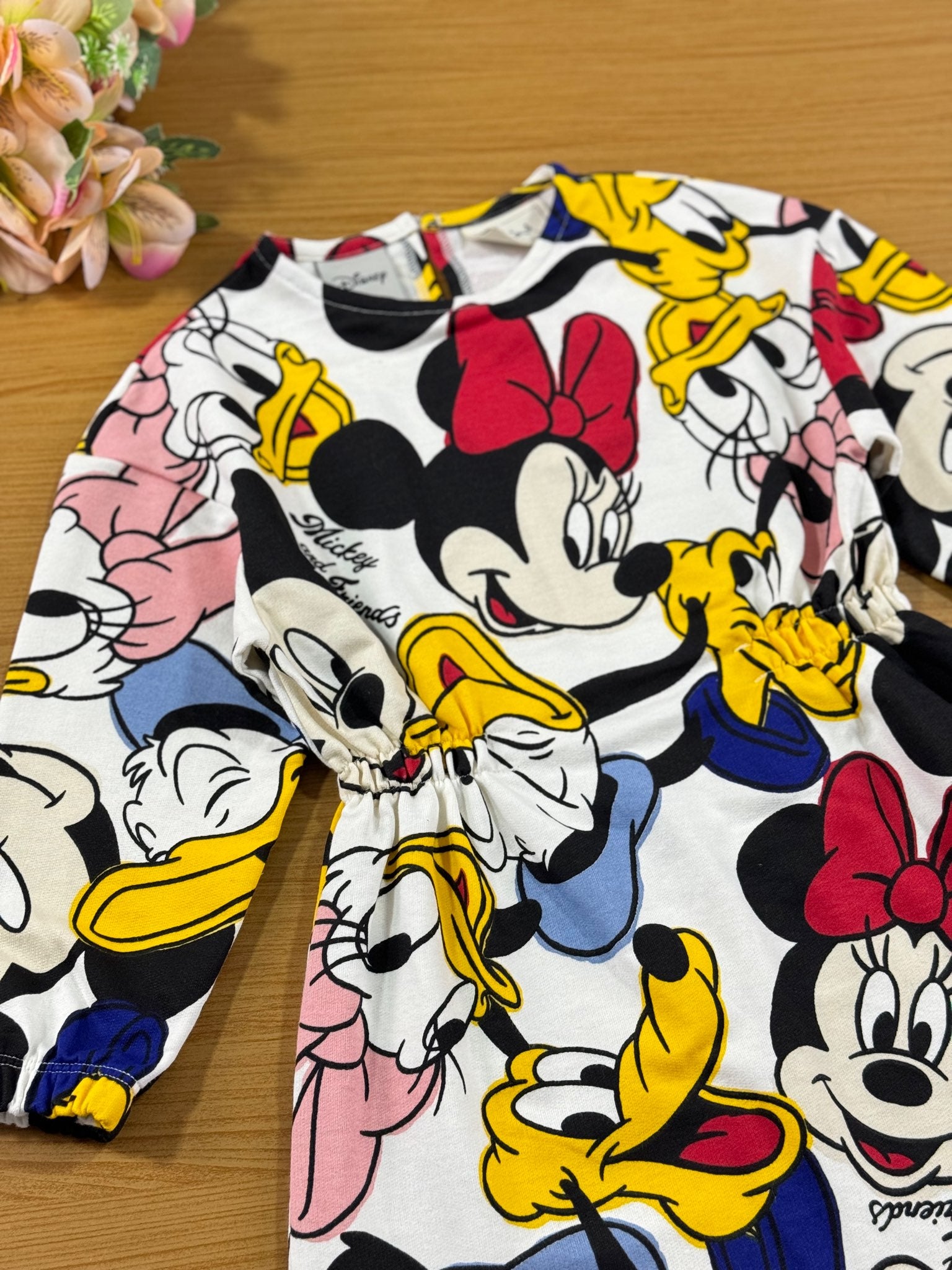 Vestido Infantil Animê Inverno Mickey And Friends Disney