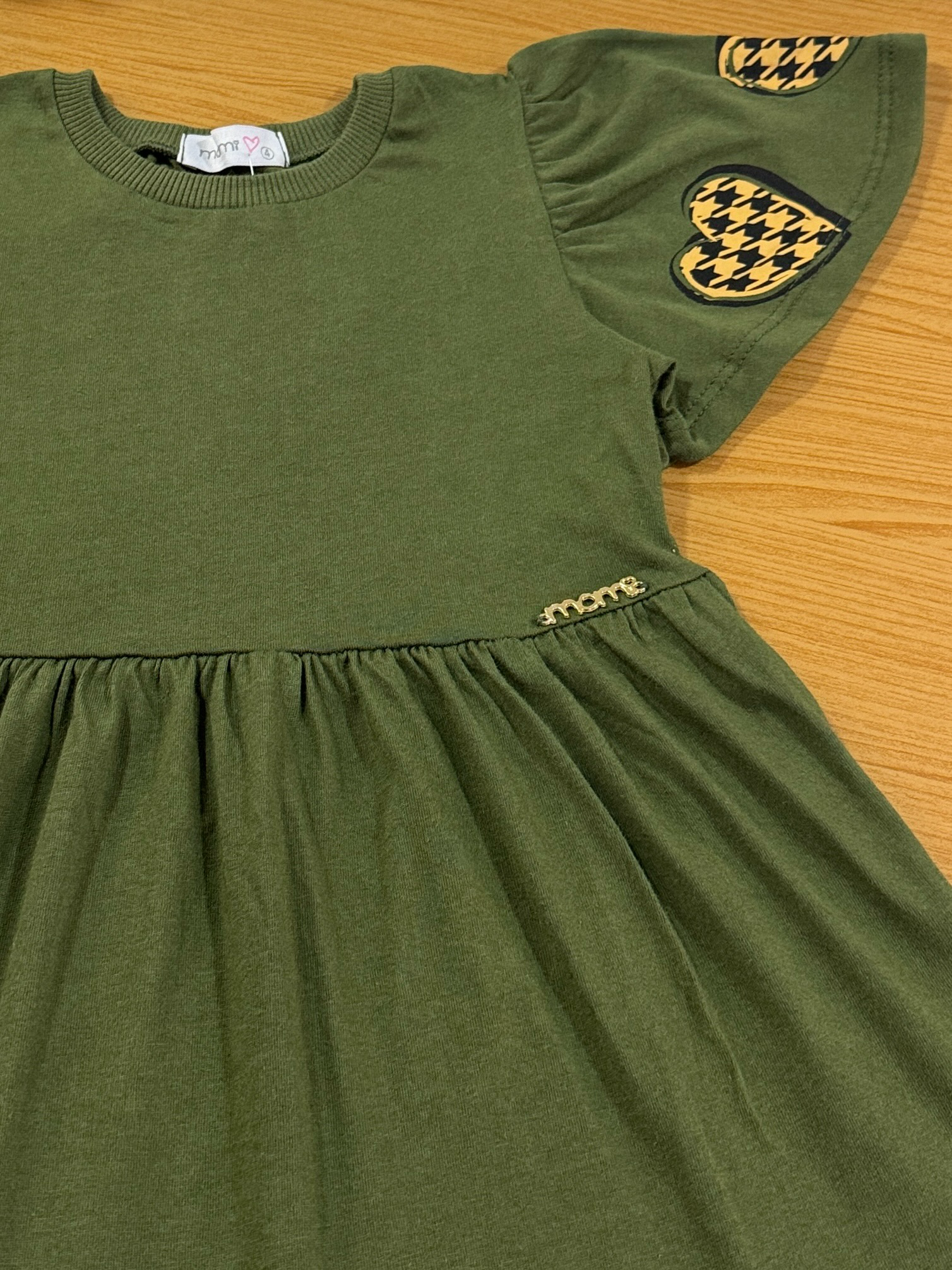 Vestido Infantil Momi Inverno Verde