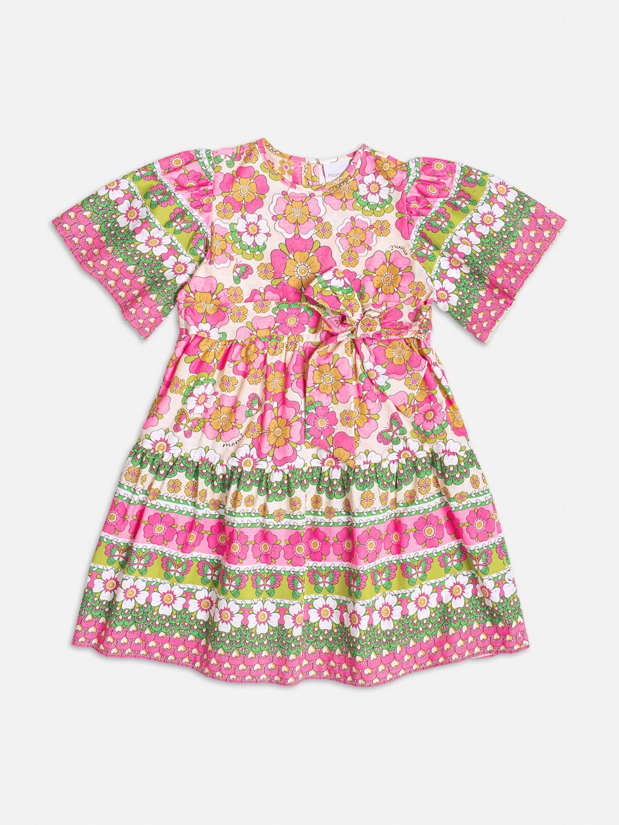 Vestido Infantil Momi Verão Flores
