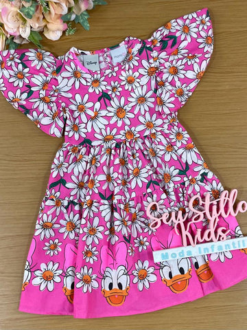 Vestido Infantil Momi Verão Margarida