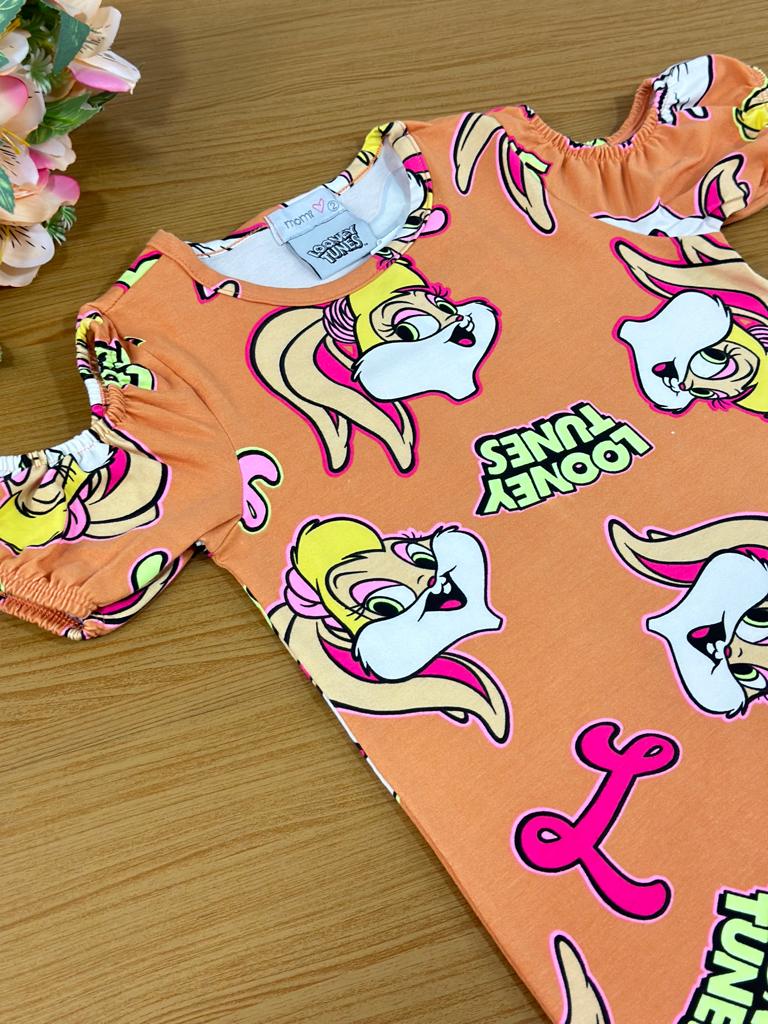 Vestido Infantil Momi Verão Manga Curta Lola