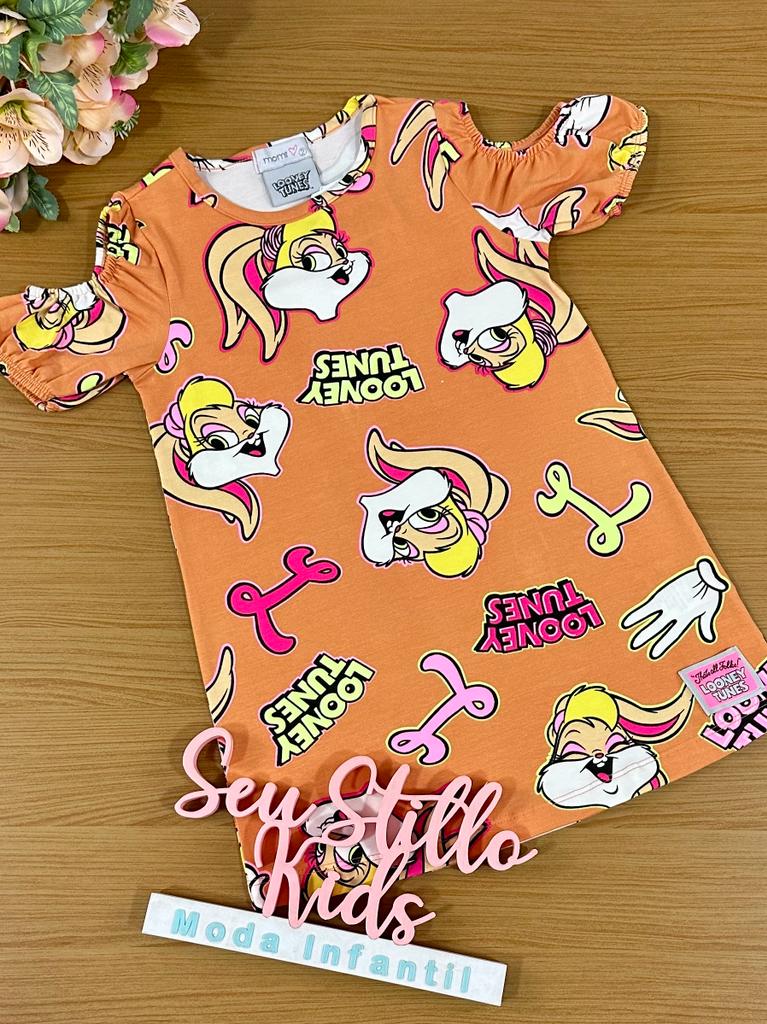 Vestido Infantil Momi Verão Manga Curta Lola