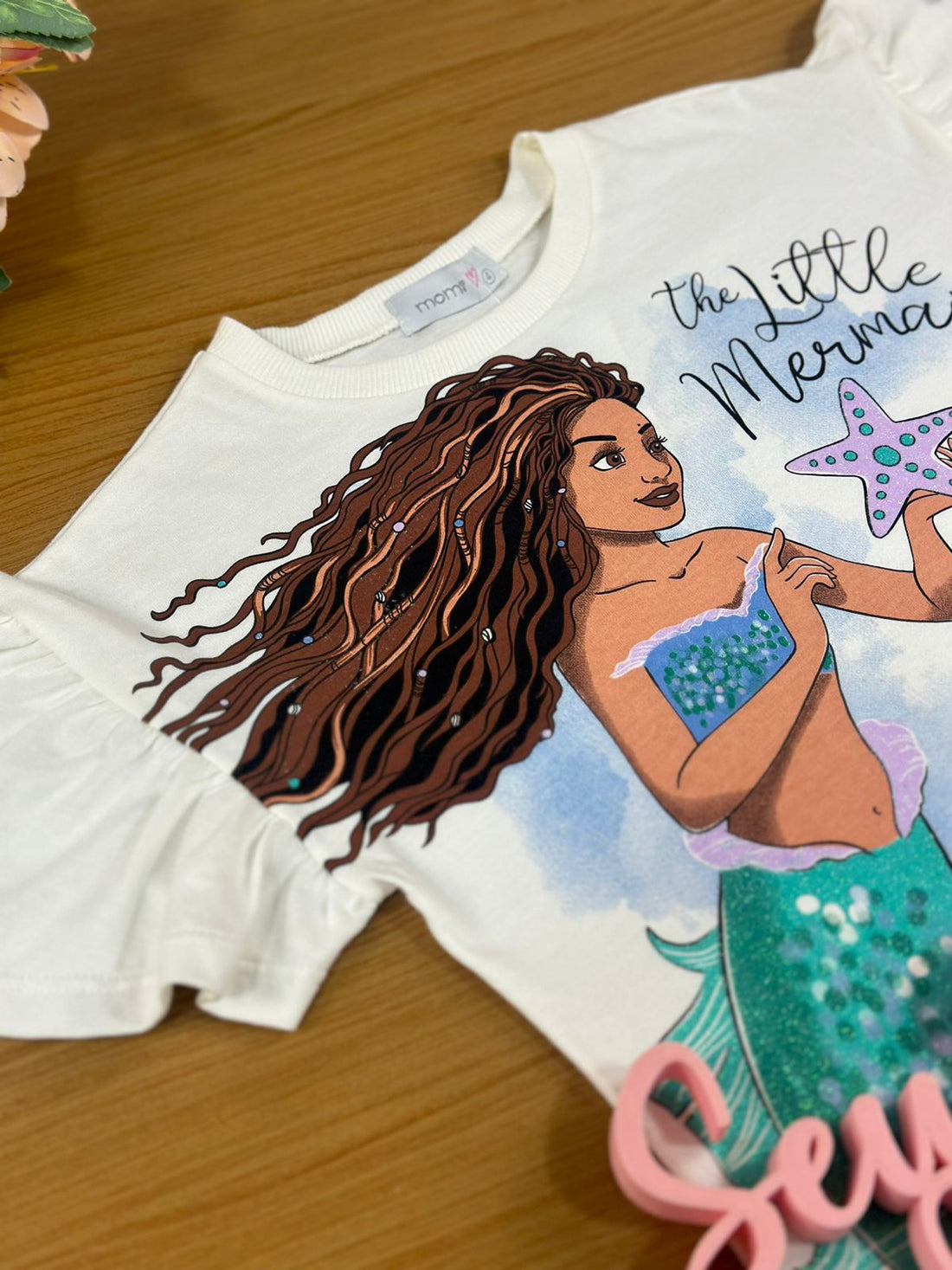 Blusa Infantil Momi Verão Pequena Sereia