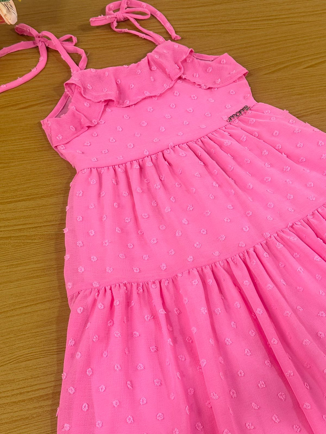 Vestido Infantil Momi Verão Rosa