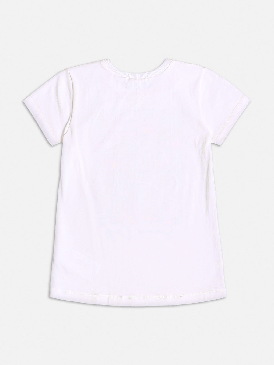 Conjunto Infantil Momi Verão Com Bermuda e Blusa Branca Limão
