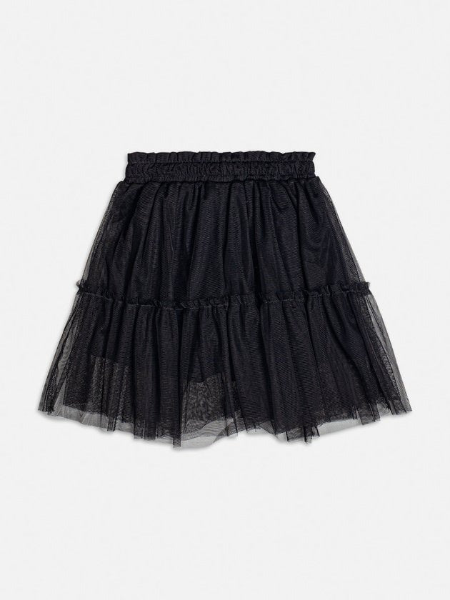 Saia Infantil Momi Inverno Preto Tule